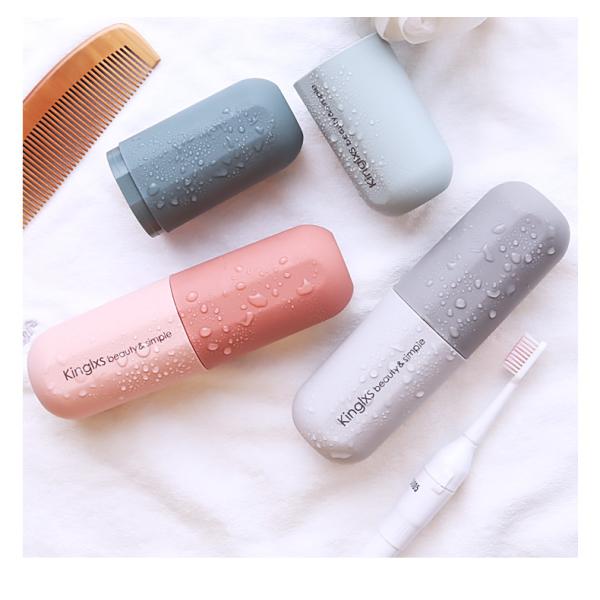 portable Travel Couples Toothbrush Toothpaste Box case