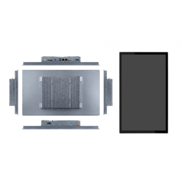 IP65 Industrial Panel PC 17.3 Inch Fanless Touch Screen Computer For HMI Applications