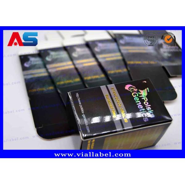 Capsules packaging box Glossy Finish Pharmaceutical Packaging Box / Medicine Paper Box For Pill Bottle
