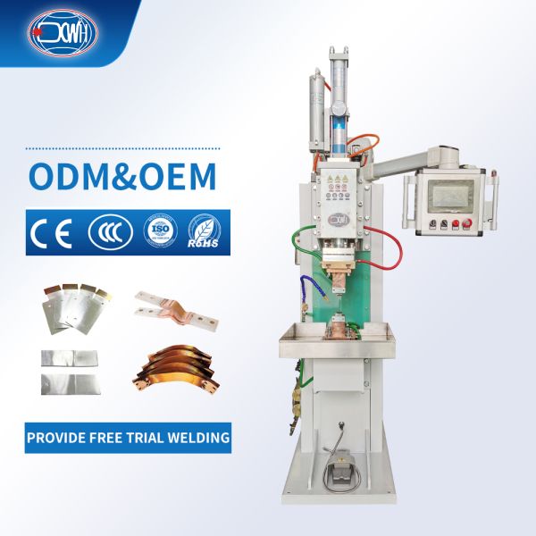 Manual Press Resistance Welders Copper Busbar Pneumatic Hydraulic Polymer