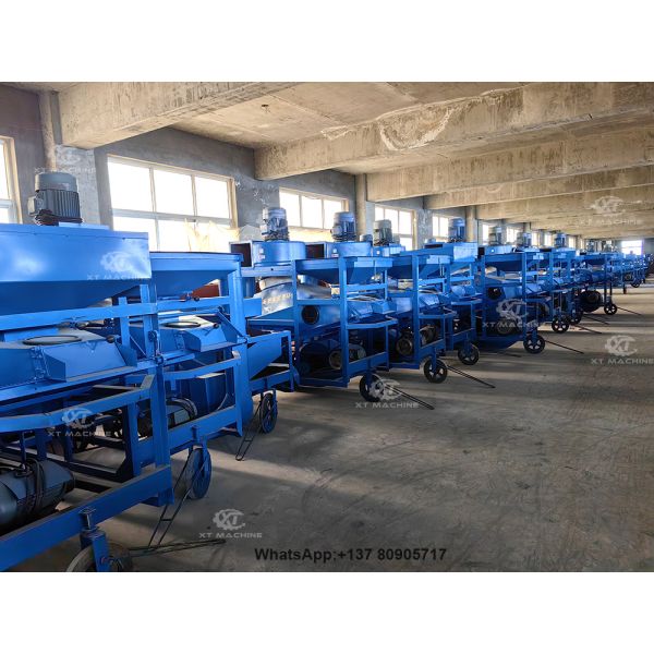 Peanut sheller machine feeding system