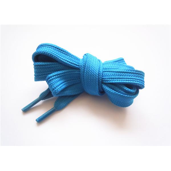Custom Print Nylon Polyester Flat Shoe Laces With Plastic Tip