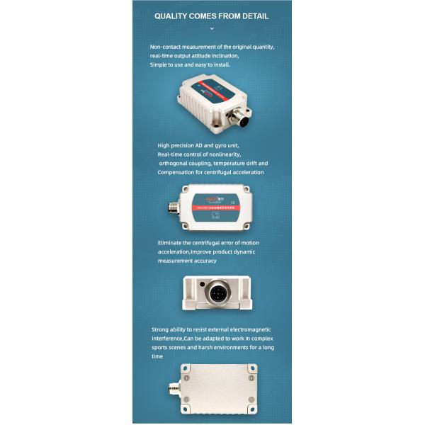 HDA436T Autopilot Vibration Angle Tilt Sensor RS232 Three Axis