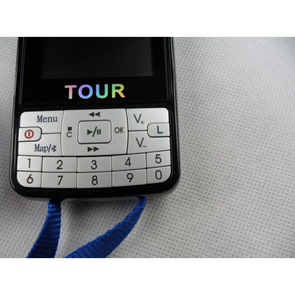 007B Automatic Induction Portable Tour Guide System Black Digital Audio Guide Device
