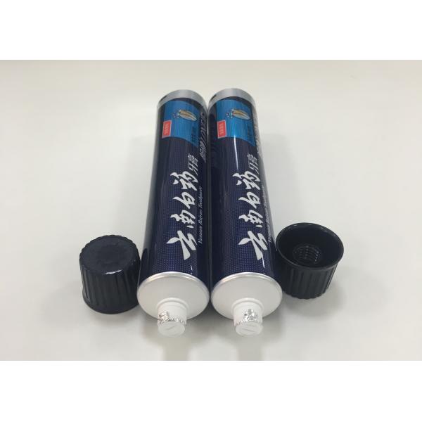 180g Customized Cap Toothpaste Bottle With Round Aluminizing Barrier Laminated