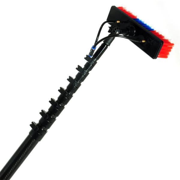 Window Cleaning Telescopic Water Fed Pole 3K Twill With 7 Sections