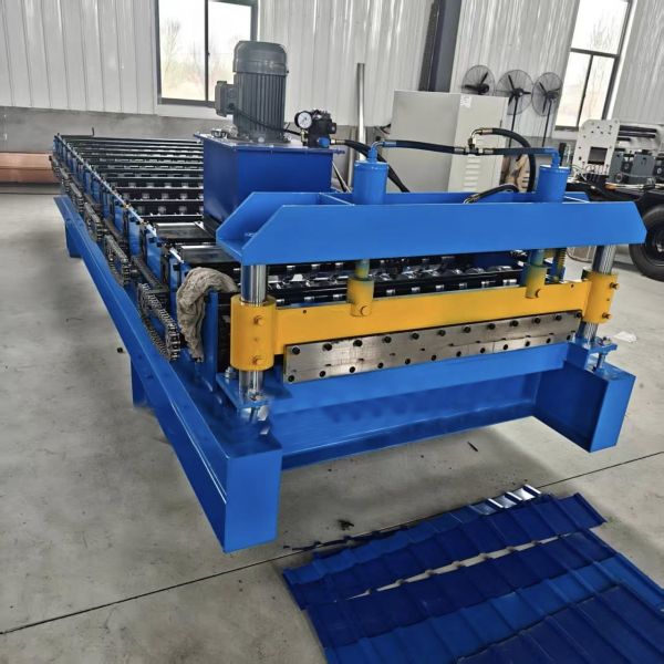 45 Steel Roller Material Chain Drive Tile Roofing Sheet Making Machine Built to Deliver Consistent and Operational Stability