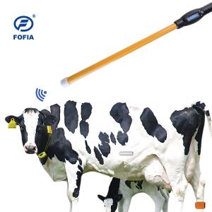 Quality FDX - B RFID Stick Reader 4 AA Cattle Ear Tag Scanner USB Microchip Animal for sale