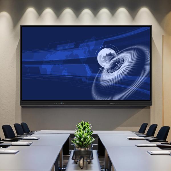98 Inch Interactive Flat Panel 4K UHD Display Smart Touch Screen with Projection AI Function Smart Board for Meeting Room