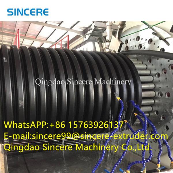 Spiral Winding Electrical Pipe Manufacturing Machine HDPE Culvert Making Extrusion