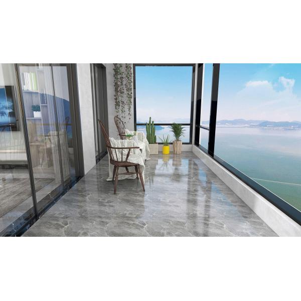Gray Marble Look Ceramic Rustic Tile 400x400mm Indoor Wall Floor
