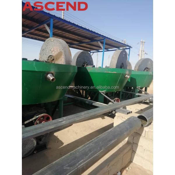 Copper Ore Processing Gold Wet Pan Mill Mining Mineral Grinder Machine