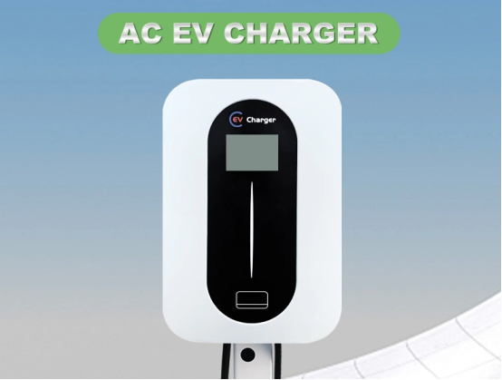 7kw Level 2 Commercial Charging Station Wall Mounted Fast