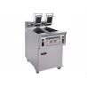 13*2L Electric 2-Tank Fryer / Commercial Kitchen Equipments With Oil Filter System for sale