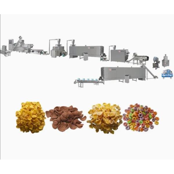 Oat Wheat Rice Puff Extruder Machine equiped with Packing Machine