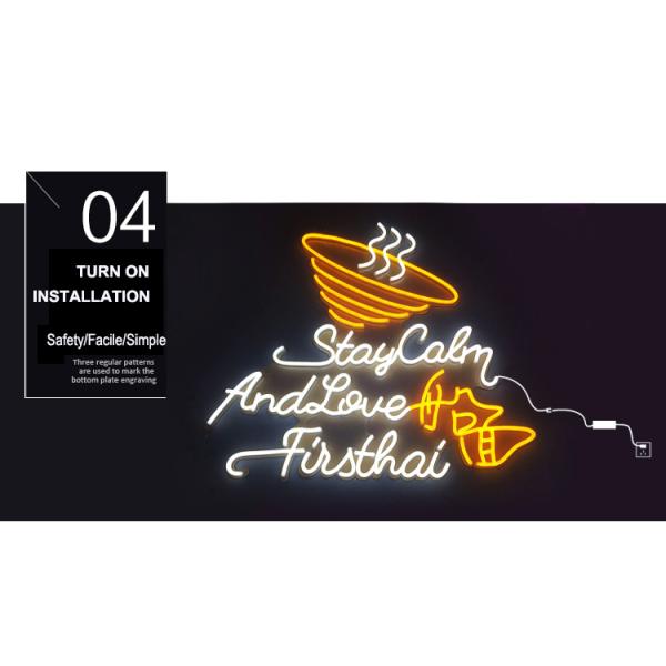 Wedding / Party Custom Neon Signs Different Kind Plug Optional