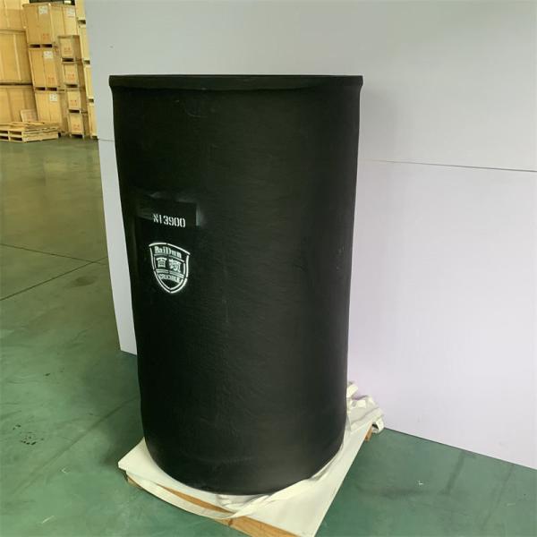 Silicon Carbide Straight Barrel Crucible Smooth Surface Cylindrical Shape