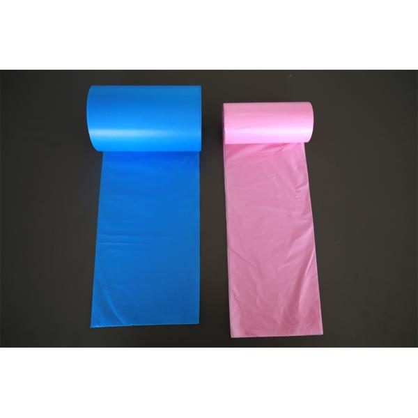 Plastic Medical Water Soluble Disposable , Red Dissolving Laundry Sacks