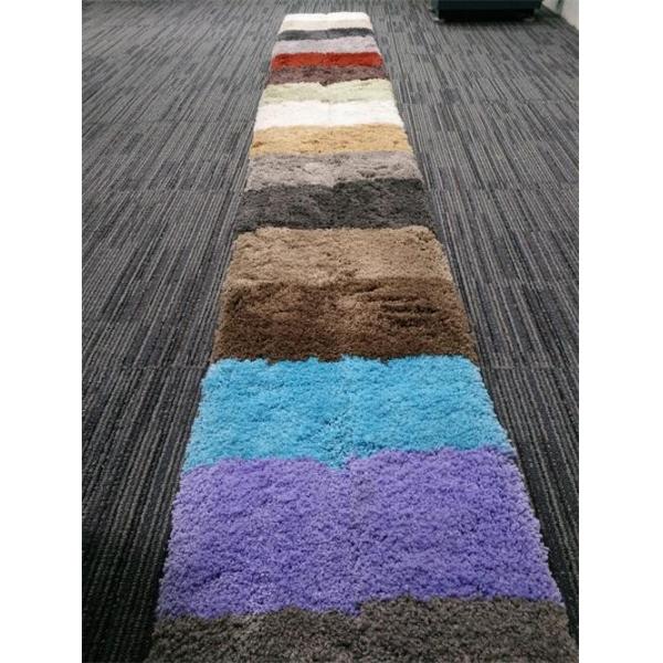 Wedding PVC Carpet Flooring / Polyester Carpet Tiles Woven Technics