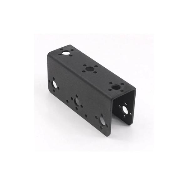 U Beam Robot Servo Motor Mounting Bracket 2mm Hard Aluminum Plate