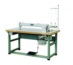 Quality 1000rpm Single Needle Sewing Machine , 35mm Thickness Long Arm Sewing Machine for sale