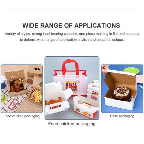 Recyclable CupCake Takeaway Custom Food Packaging Boxes Spot UV