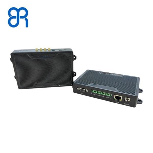 Fast Speed Long Range UHF RFID Fixed Reader 4 Port For Logistics Industry