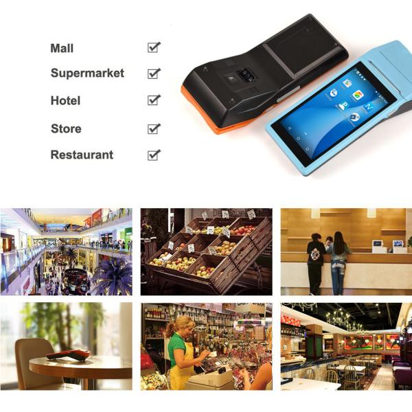 Multifunctional Handheld POS Terminal WCDMA 3G Communication 12V 1A Power