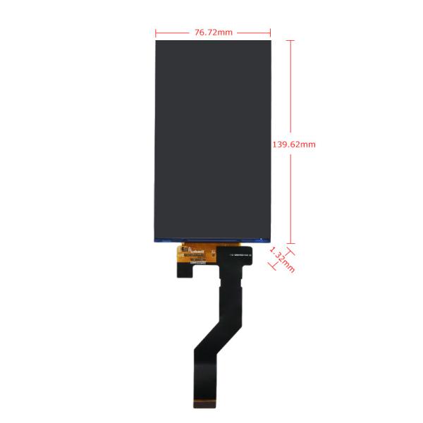 400nits HD TFT LCD Display Module 5.98 Inch 1440x2560 Optional CTP