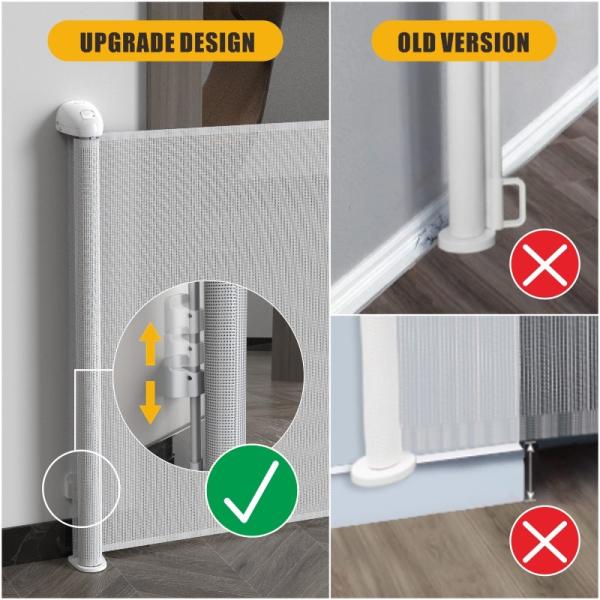 Prodigy ABS PVC Mesh Retractable Baby Gate Multi Scene
