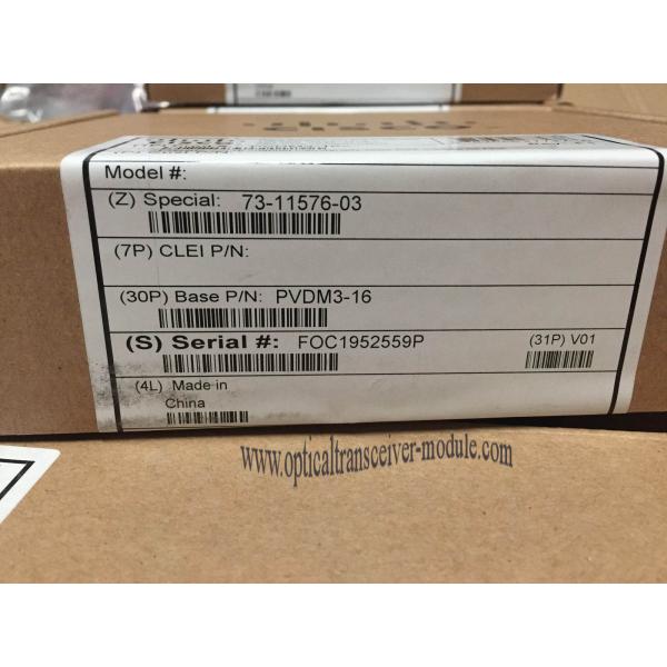 PVDM3-16 Cisco Router Mdules 16-channel high-density voice DSP module
