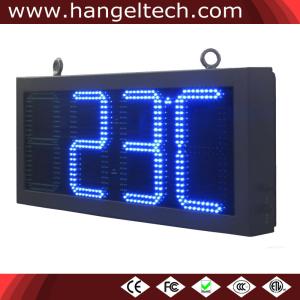Quality 12&quot; LED Digit Analog Clock Time and Temp. Sign for sale