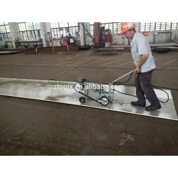 Hand Push Stainless Steel Polishing Machine For Welding Part / Flat Surface