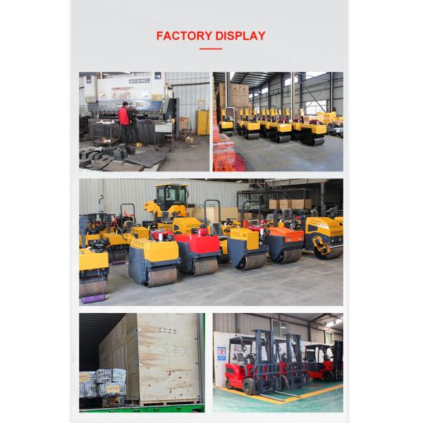 New 3 Ton Diesel Engine Mini Compactor Road Roller Double Drums Roller