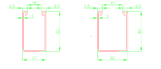 Galvanized Steel Guiding Column Shutter Door Roll Forming Machine Thickness 1.5-3.0mm