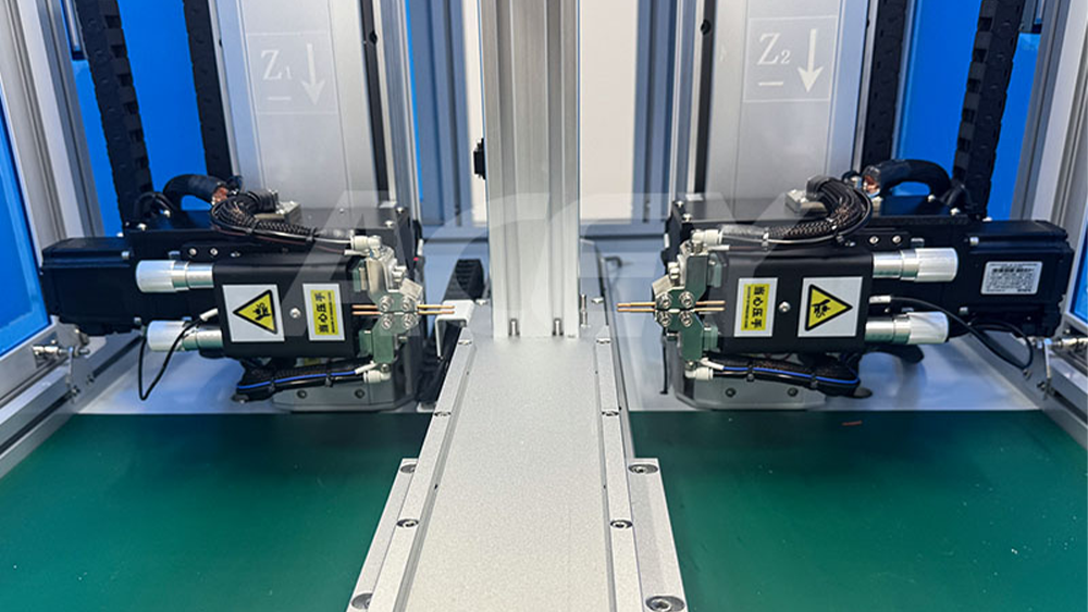 5000A Double Sided Automatic Battery Spot Welding Machine For Lithium Ion Battery Pack