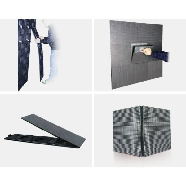 High Resolution LED Display P4 Wall Mounted 1500 Pixels / M2 For Shop Window