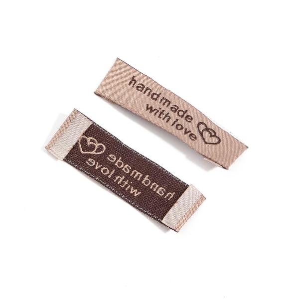 Neck Label Garment for Clothes accessories Folded Woven Label