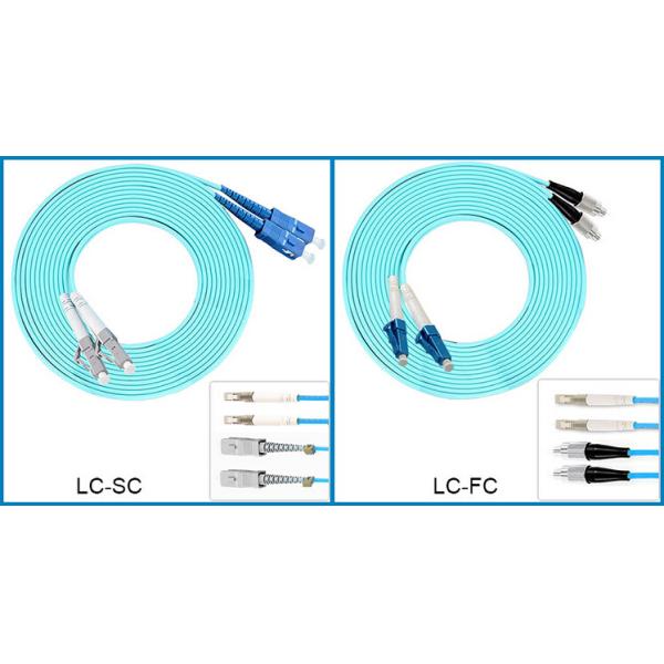 OM3 LC- SC Fiber Optic Patch Cord For Premise Installations