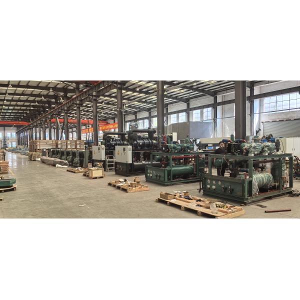 Frequency Fan Commercial Refrigeration Condensing Unit With Cold Storage Room Compressor