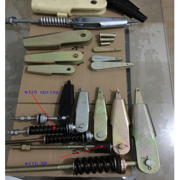 Wedge Type Rope Attachment / Rope Sockets Elevator Part Steel Casting Process
