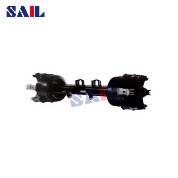 American-type spoked axle
