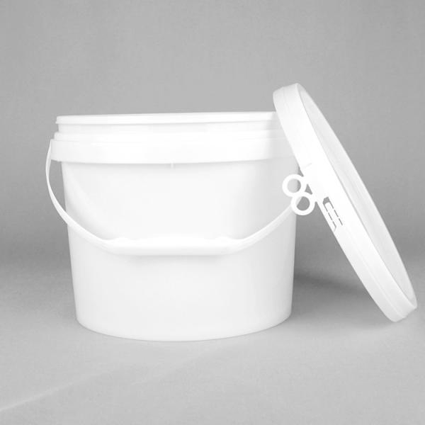 6L PP Round Plastic Bucket for Chemical Packaging