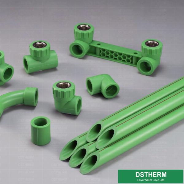 Ppr Pipe Orange Color Polypropylene Random Type C Ppr Pipe Cold and Hot Water Supplying Ppr Pipe