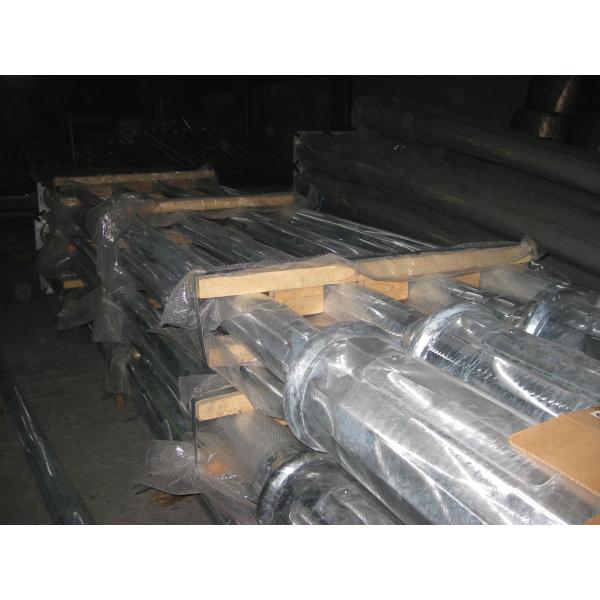 Flange Connected Electrical Power Poles Hot Dip Galvanized Polygonal