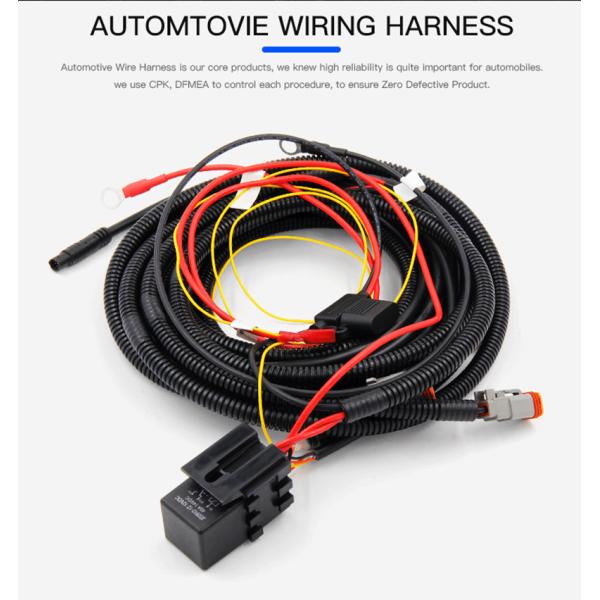 Electric Vehicle Modified IP67 Waterproof Wire Harness LED Headlight