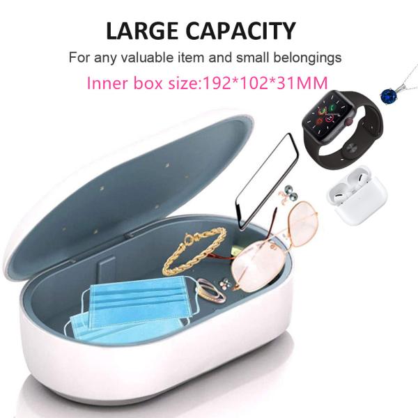 Phone Disinfection 6UVC 15W Wireless Sterilization Box