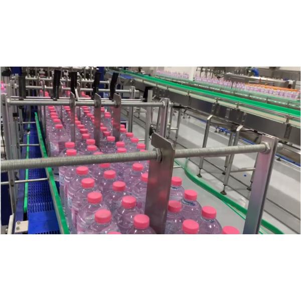 SUS316 8000BPH PET Plastic Bottle Drinking Machine 2500ml Adjusted Rinsing