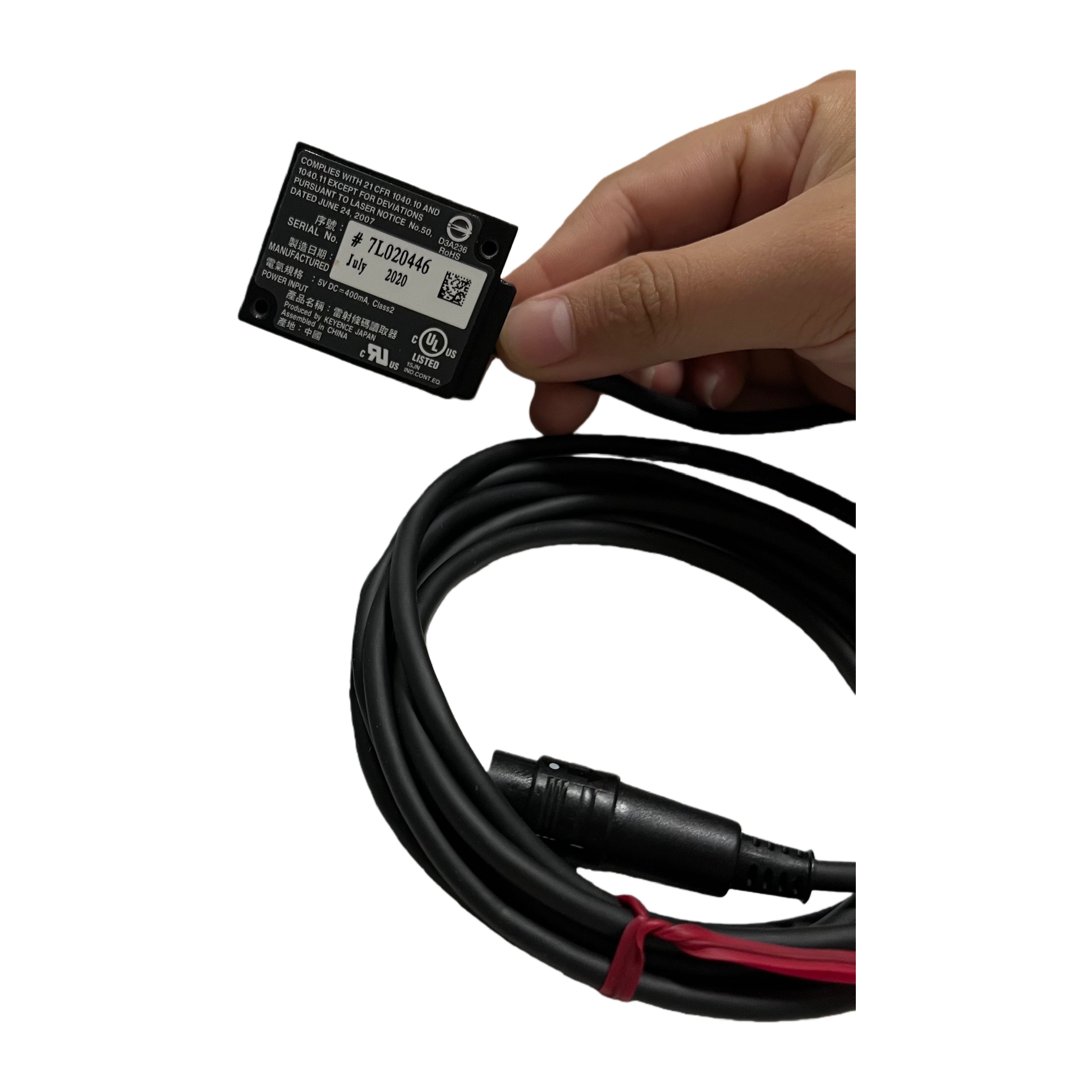 KEYENCE BL-1300 Digital Barcode Reader Ultra Small Standard Front Single Line