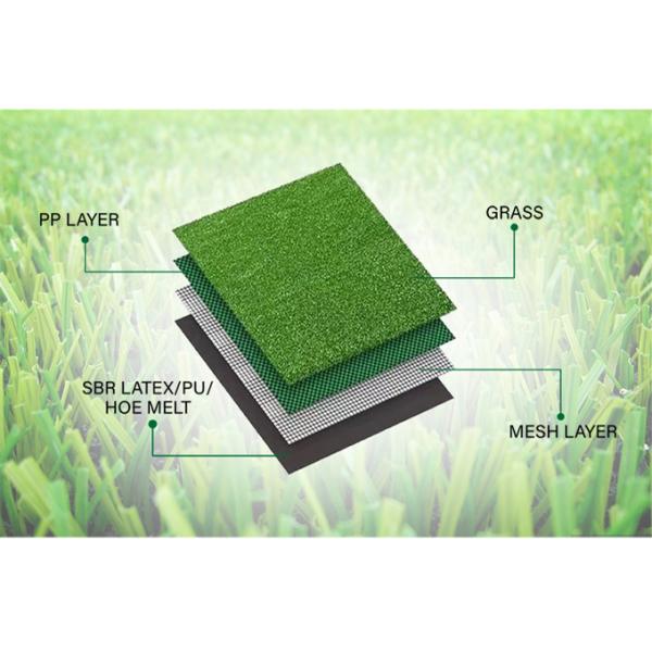ROHS Custom Logo Soft Lawn Synthetic Turf Decorative Artificial Grass For Kindergarten